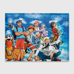 Обложка для студенческого билета One Piece в облаках