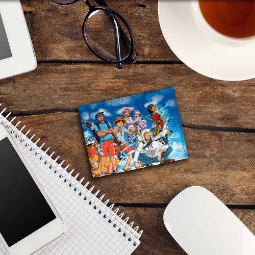 Обложка для студенческого билета One Piece в облаках, цвет черный - фото 3