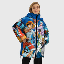 Женская зимняя куртка Oversize One Piece в облаках - фото 2