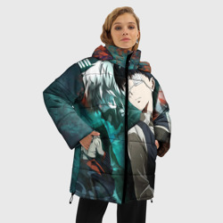 Женская зимняя куртка Oversize Токийский Гуль - фото 2
