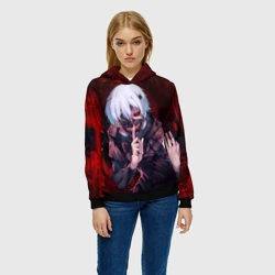 Женская толстовка 3D Токийский Гуль - фото 2