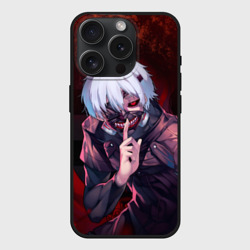 Чехол силиконовый для Apple iPhone 15 Pro матовый Токийский Гуль