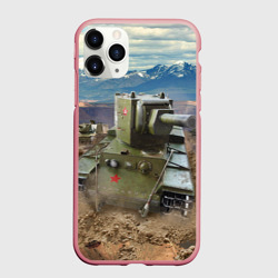 Чехол для iPhone 11 Pro матовый Танк КВ-2