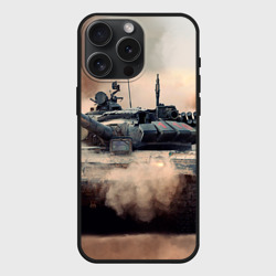 Чехол силиконовый для Apple iPhone 15 Pro Мax матовый Танк