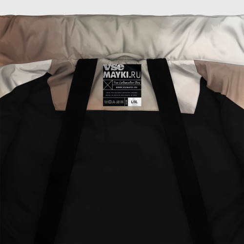 Мужская зимняя куртка 3D Танк, цвет черный - фото 7