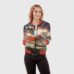 Женский бомбер 3D Танк - фото 2