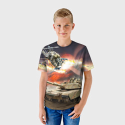 Детская футболка 3D Танк - фото 2