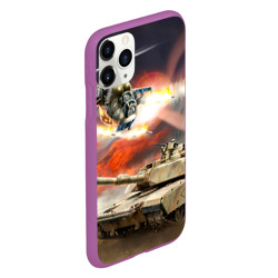 Чехол для iPhone 11 Pro матовый Танк - фото 2