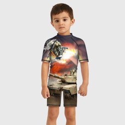 Детский купальный костюм 3D Танк - фото 2