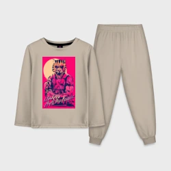 Детская пижама с лонгсливом хлопок Hotline Miami 2 Fans Tony