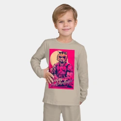 Детская пижама с лонгсливом хлопок Hotline Miami 2 Fans Tony - фото 2