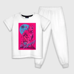 Детская пижама хлопок Hotline Miami 2 Biker