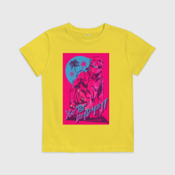 Детская футболка хлопок Hotline Miami 2 Biker