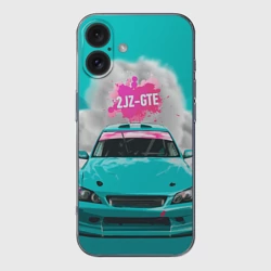 Чехол для iPhone 16 силиконовый с защитой камеры 2 JZ GTE