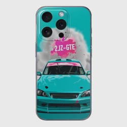 Чехол для iPhone 15 Pro силиконовый с защитой камеры 2 JZ GTE