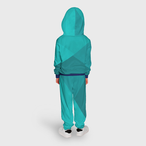 Детский костюм с толстовкой 3D 2 JZ GTE, цвет синий - фото 4