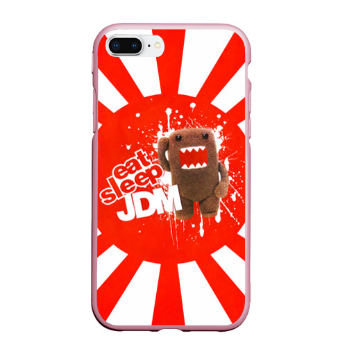 Чехол для iPhone 7Plus/8 Plus матовый Domo jdm, цвет розовый