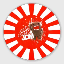 Круглый коврик для мышки Domo jdm