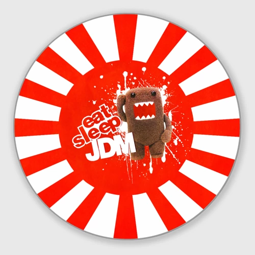 Круглый коврик для мышки Domo jdm