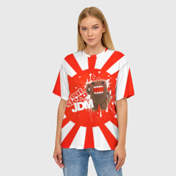 Женская футболка oversize 3D Domo jdm - фото 2