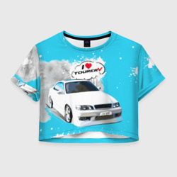 Женская футболка Crop-top 3D Tourer V