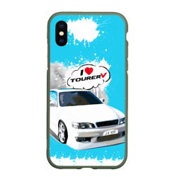 Чехол для iPhone XS Max матовый Tourer V