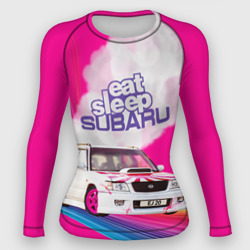 Женский рашгард 3D Subaru