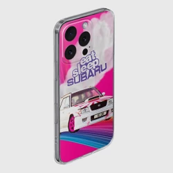 Чехол для iPhone 16 Pro Max силиконовый с защитой камеры Subaru - фото 2