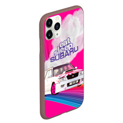 Чехол для iPhone 11 Pro Max матовый Subaru - фото 2