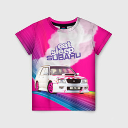 Детская футболка 3D Subaru