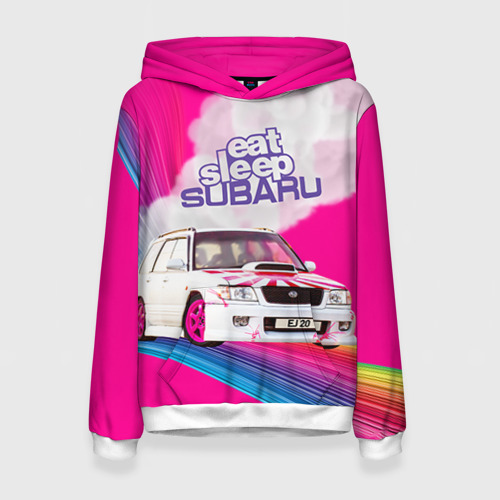 Женская толстовка 3D Subaru, цвет 3D печать