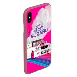 Чехол для iPhone XS Max матовый Subaru - фото 2