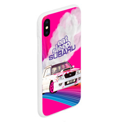 Чехол для iPhone XS Max матовый Subaru - фото 2