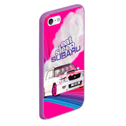 Чехол для iPhone 5/5S матовый Subaru - фото 2