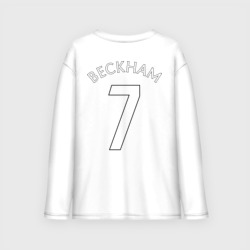 Мужской лонгслив oversize хлопок Beckham