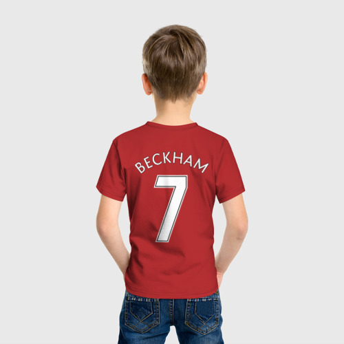 Детская футболка хлопок Beckham, цвет красный - фото 4