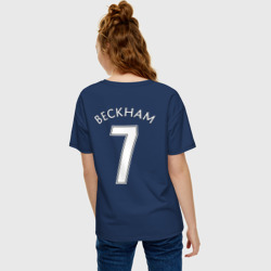 Женская футболка хлопок Oversize Beckham - фото 2