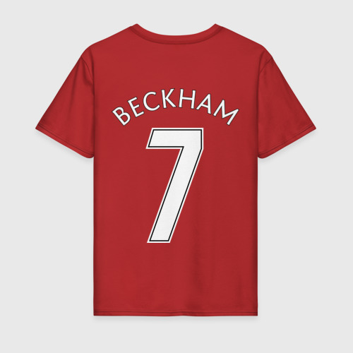 Мужская футболка хлопок Beckham, цвет красный - фото 2