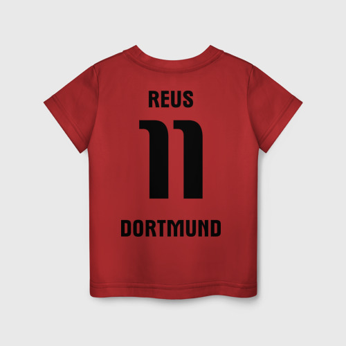 Детская футболка хлопок Borussia Reus, цвет красный - фото 2