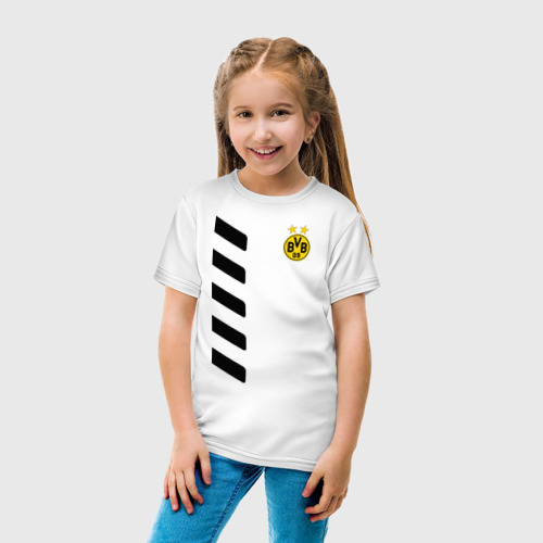 Детская футболка хлопок Borussia Mkhitaryan, цвет белый - фото 5