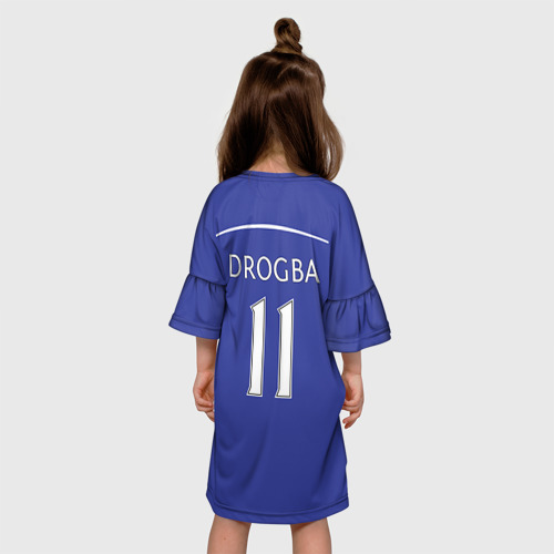 Детское платье 3D Chelsea Drogba, цвет 3D печать - фото 5