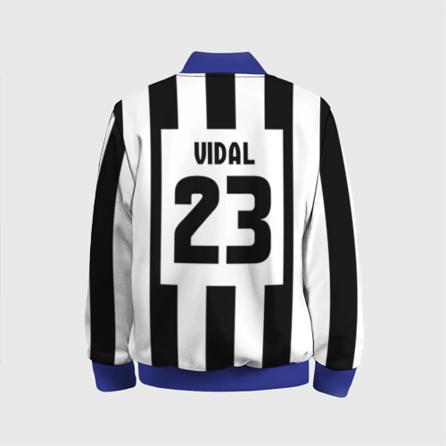 Детский бомбер 3D Juventus Vidal, цвет синий - фото 2