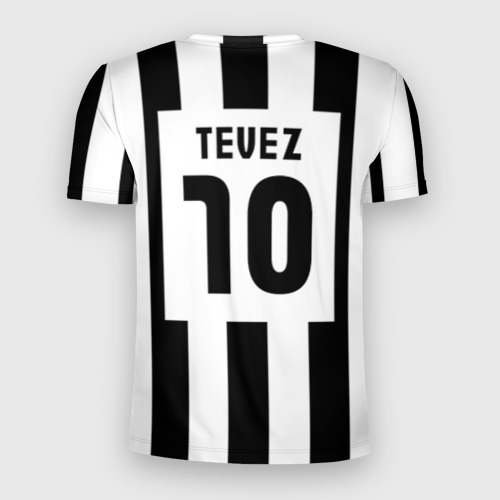 Мужская футболка 3D Slim Juventus Tevez, цвет 3D печать - фото 2