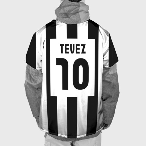 Накидка на куртку 3D Juventus Tevez, цвет 3D печать - фото 2