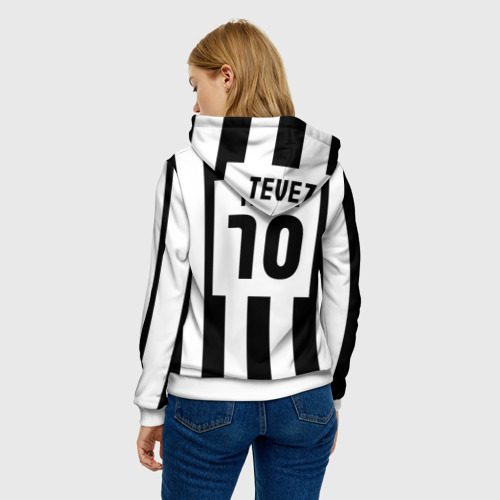 Женская толстовка 3D Juventus Tevez - фото 4