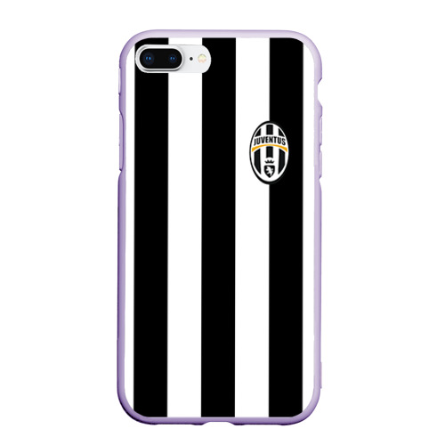 Чехол для iPhone 7Plus/8 Plus матовый Juventus Pirlo, цвет светло-сиреневый