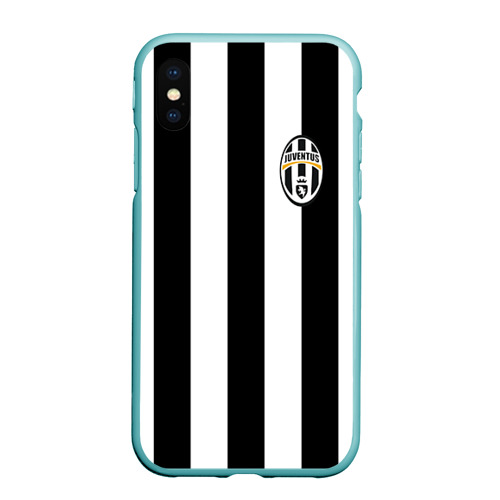 Чехол для iPhone XS Max матовый Juventus Pirlo, цвет мятный