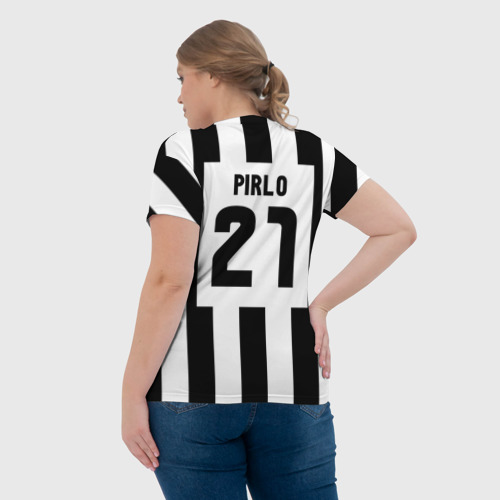 Женская футболка 3D Juventus Pirlo - фото 7