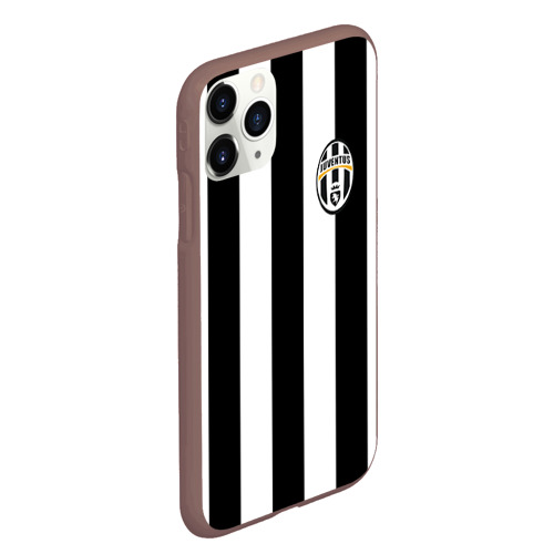 Чехол для iPhone 11 Pro Max матовый Juventus Pirlo, цвет коричневый - фото 3