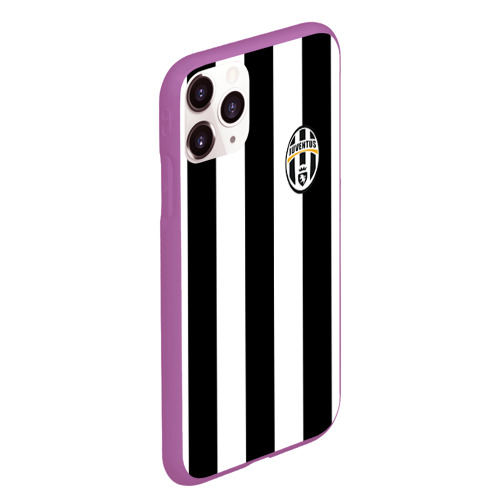 Чехол для iPhone 11 Pro Max матовый Juventus Pirlo, цвет фиолетовый - фото 3